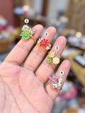 Flower Cluster Crystal Rings