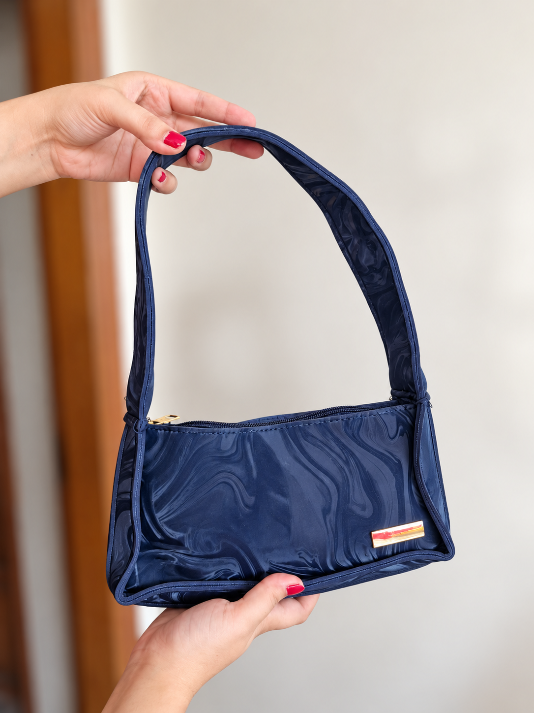 Marble Shoulder Bag