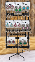 Oxidized Tassel Earrings – Set 1