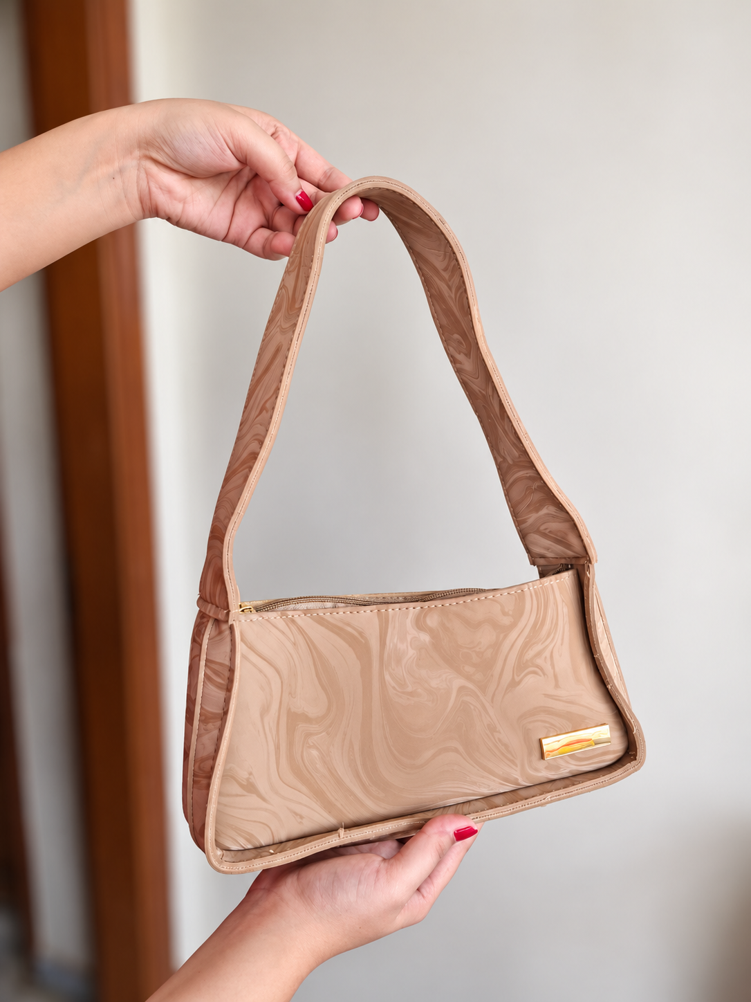 Marble Shoulder Bag