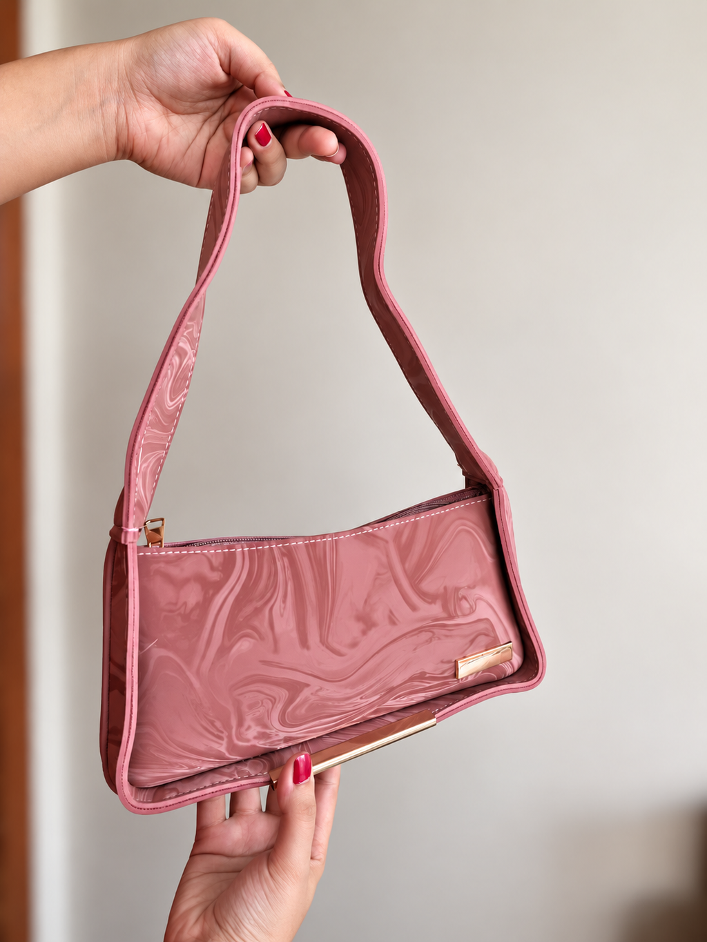 Marble Shoulder Bag