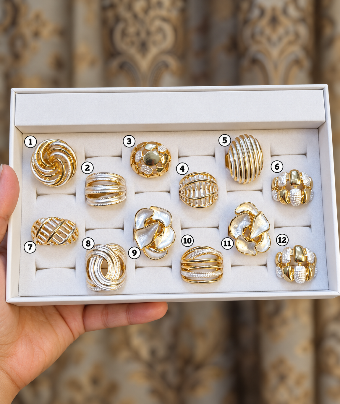 Gold & Silver Statement Rings