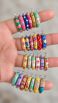 Enamel Flower Rings