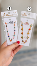 Evil Eye & Colored Stone Payal